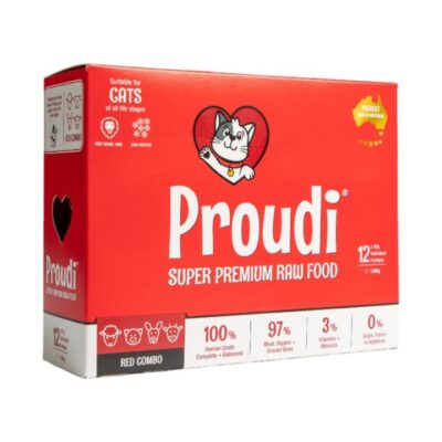 Proudi Premium Raw Red Combo Frozen Cat Food