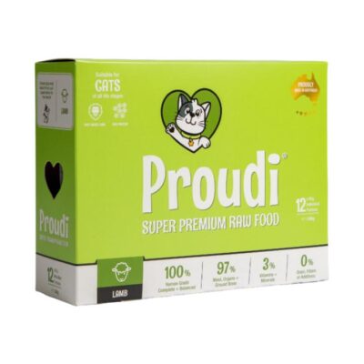 Proudi Premium Raw Lamb Frozen Cat Food