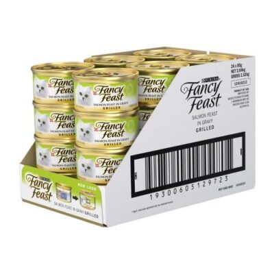 Fancy Feast Grilled Salmon Feast in Gravy 24 pack