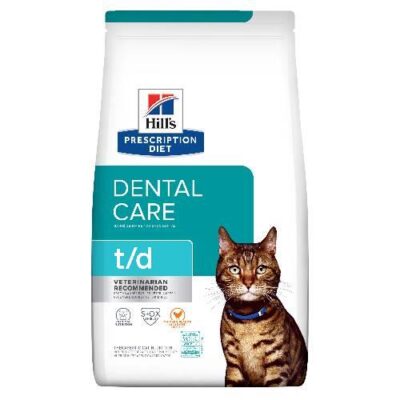 Hill's Prescription Diet T/D Dental Care Chicken Flavour Dry Cat Food  3 Kg