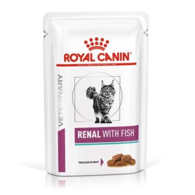 Royal Canin Veterinary Diet Feline Renal Fish Pouches tuna 12x85g