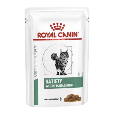 Royal Canin Veterinary Diet Feline Satiety Pouches 12x85g