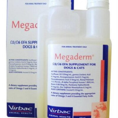 Megaderm Supplement For Dogs & Cats 250 Ml