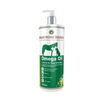 Natural Animal Solutions Omega 3,6 & 9 Oil For Dogs And Cats 1 Litre