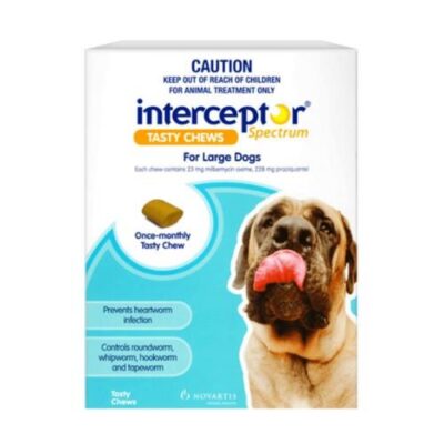 Interceptor Spectrum Chews Large 22-45kg Blue 3 pack