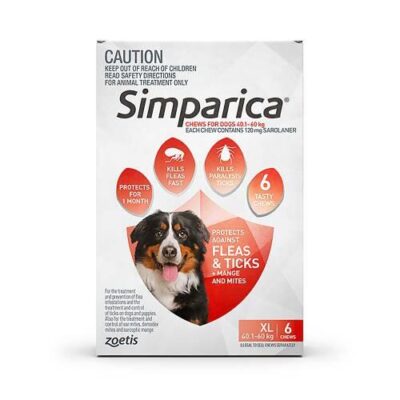 Simparica Extra Large 40.1-60kg 6 Pack