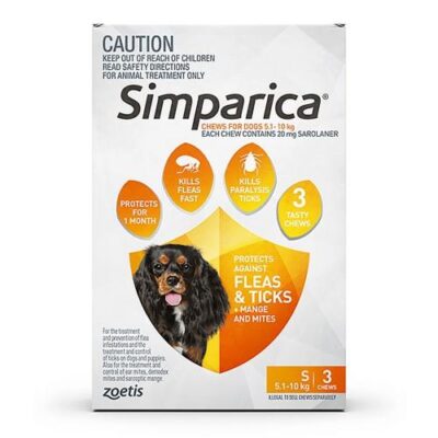 Simparica Small 5.1-10kg 3pack
