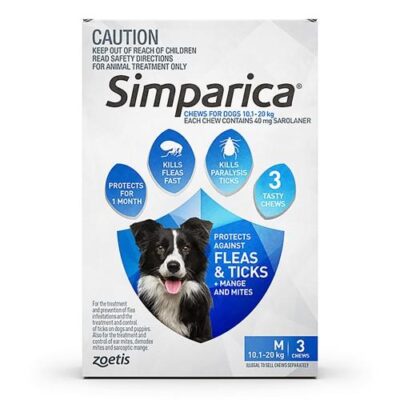 Simparica Medium 10.1-20kg 3pack