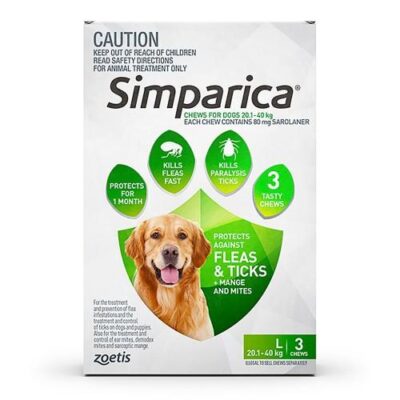 Simparica Large 20.1-40kg 3pack