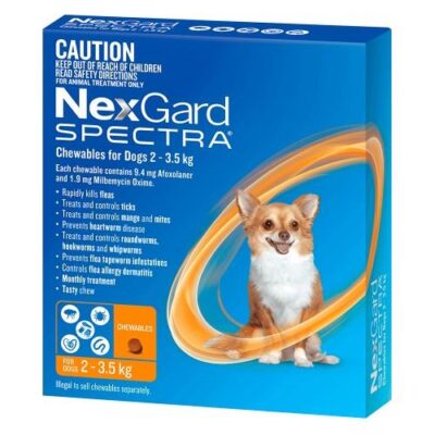 NexGard Spectra Extra Small 1.35-3.5kg 6 pack