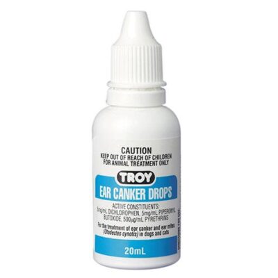 Troy Ear Canker Drops 20mL