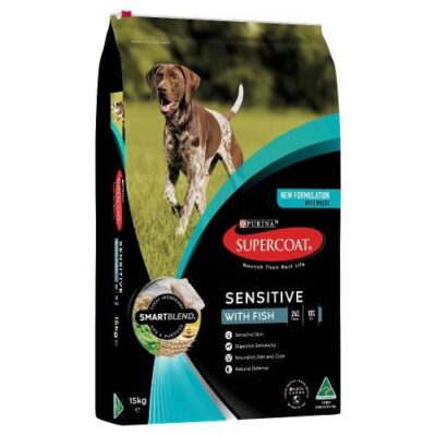 Supercoat Smartblend With Fish Sensitive Adult Dry Dog Food  15 Kg