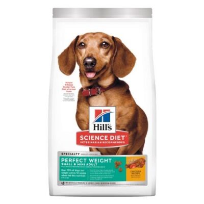 Hill's Science Diet Perfect Weight Small & Mini Adult Chicken Recipe Dry Dog Food  1.81 Kg