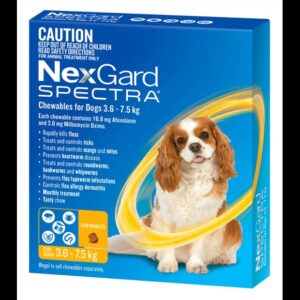 NexGard Spectra flea and tick treatment for dogs - Australian price comparison